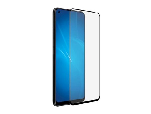 Стекло DF для Realme 9 (5G)/9 Pro rmColor-22 (black)